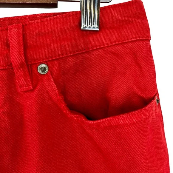 Golden Goose Red Mid-Rise Jeans - Picture 4 of 16